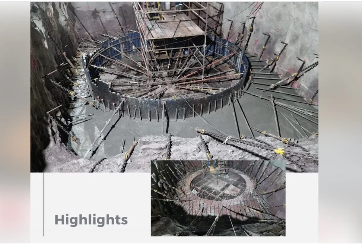 Toco Lifting custom rigging screws and high-tension turnbuckles supplied for a mining rock reinforcement project in Africa
